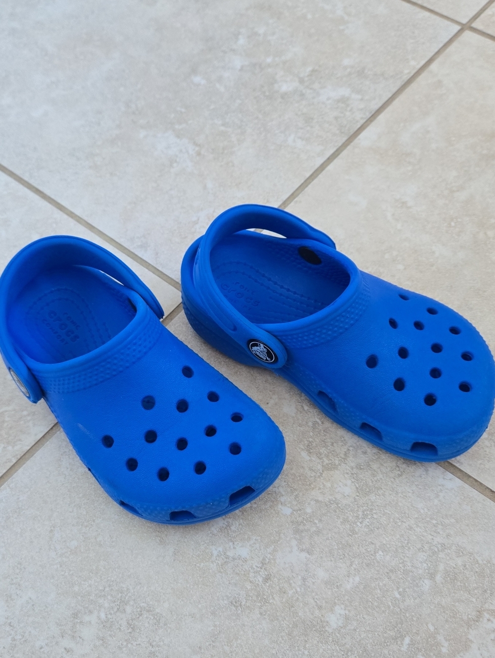Crocs Kids Blue Clog Sandals - Classic Comfort